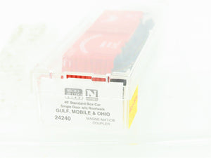 N Scale Micro-Trains MTL 24240 Gulf Mobile & Ohio 40' Boxcar #21583
