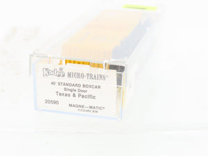 N Scale Micro-Trains/Kadee 20590 T&P Texas & Pacific 40' Standard Boxcar #41153