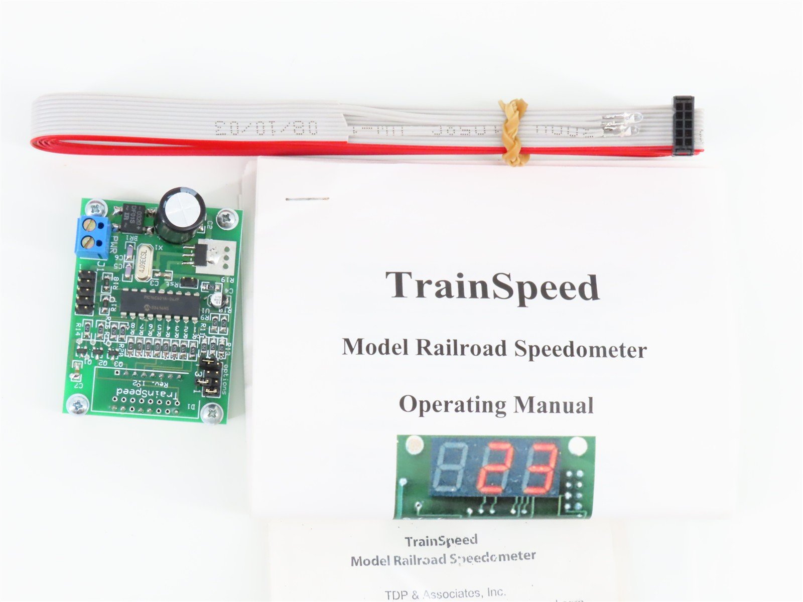 TDP & Associate TrainSpeed Model Railroad Speedometer