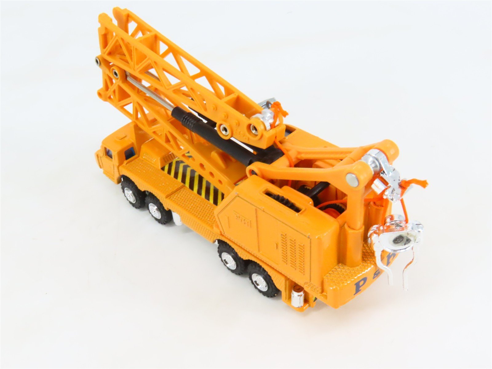1:110 Shinsei Mini Power 4102 Mitsubishi Fuso Lowboy Mechanical Truck Cranes