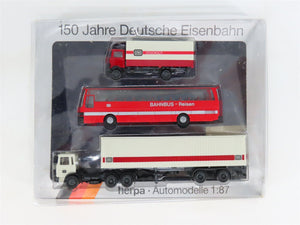 HO 1/87 Scale Herpa 7542 Jahre Deutsche Eisenbahn Vehicle Set of 3