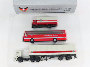 HO 1/87 Scale Herpa 7542 Jahre Deutsche Eisenbahn Vehicle Set of 3