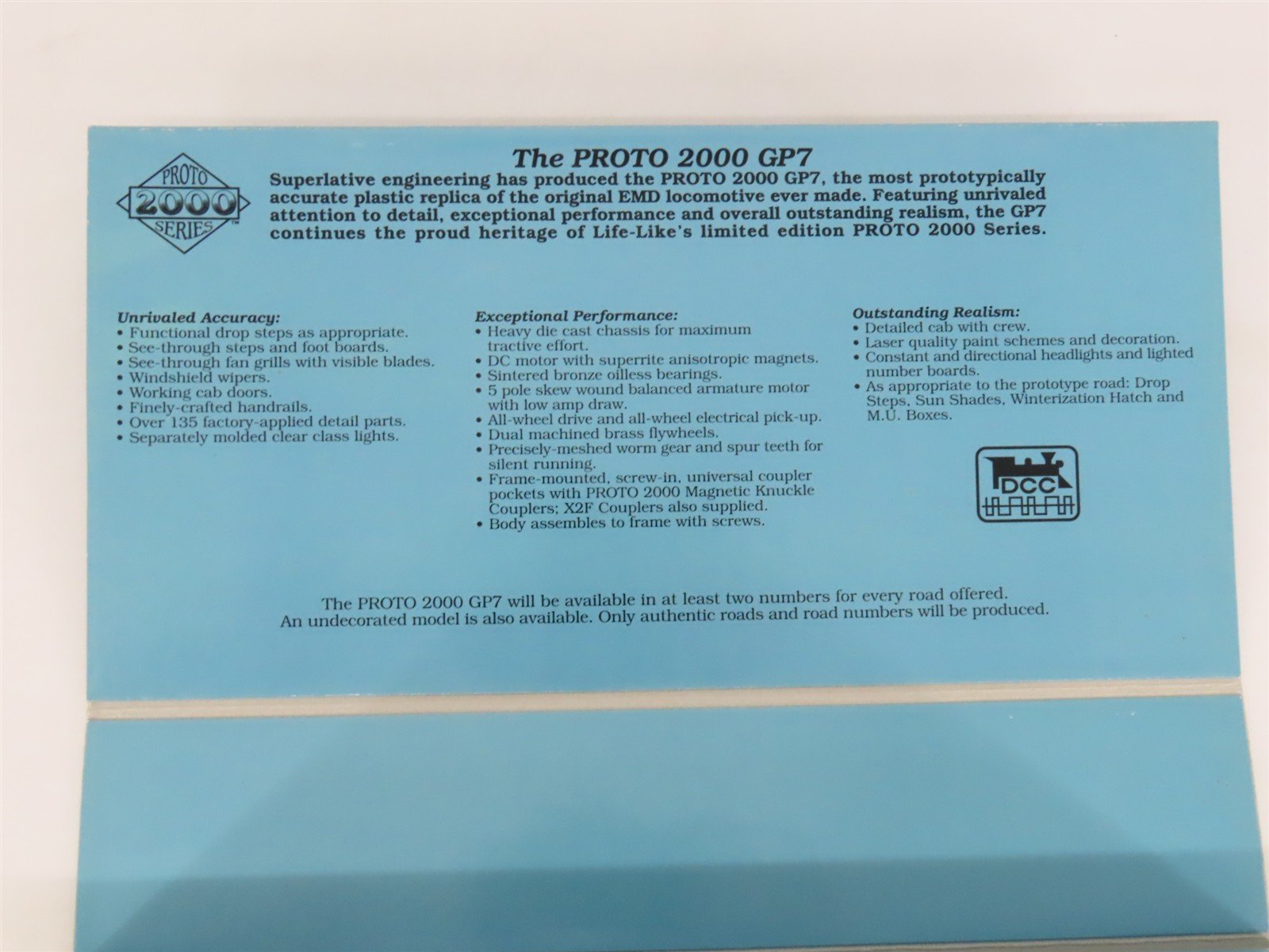 HO Scale PROTO 2000 23002 ATSF Santa Fe GP7 Phase II Diesel Locomotive #2792