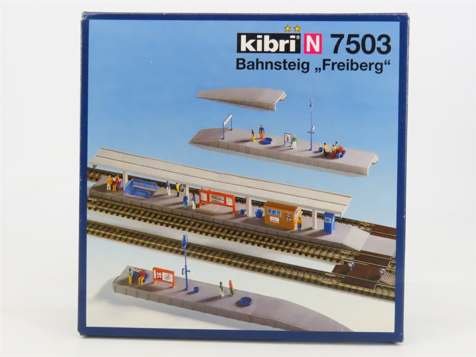 N 1/160 Scale Kibri Kit 7503 Station Platform - Sealed