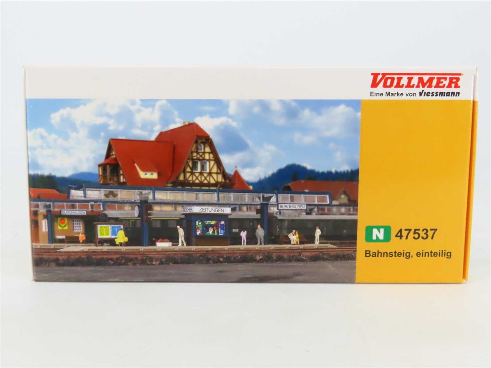 N 1/160 Scale Vollmer Kit 47537 Train Platform - Sealed