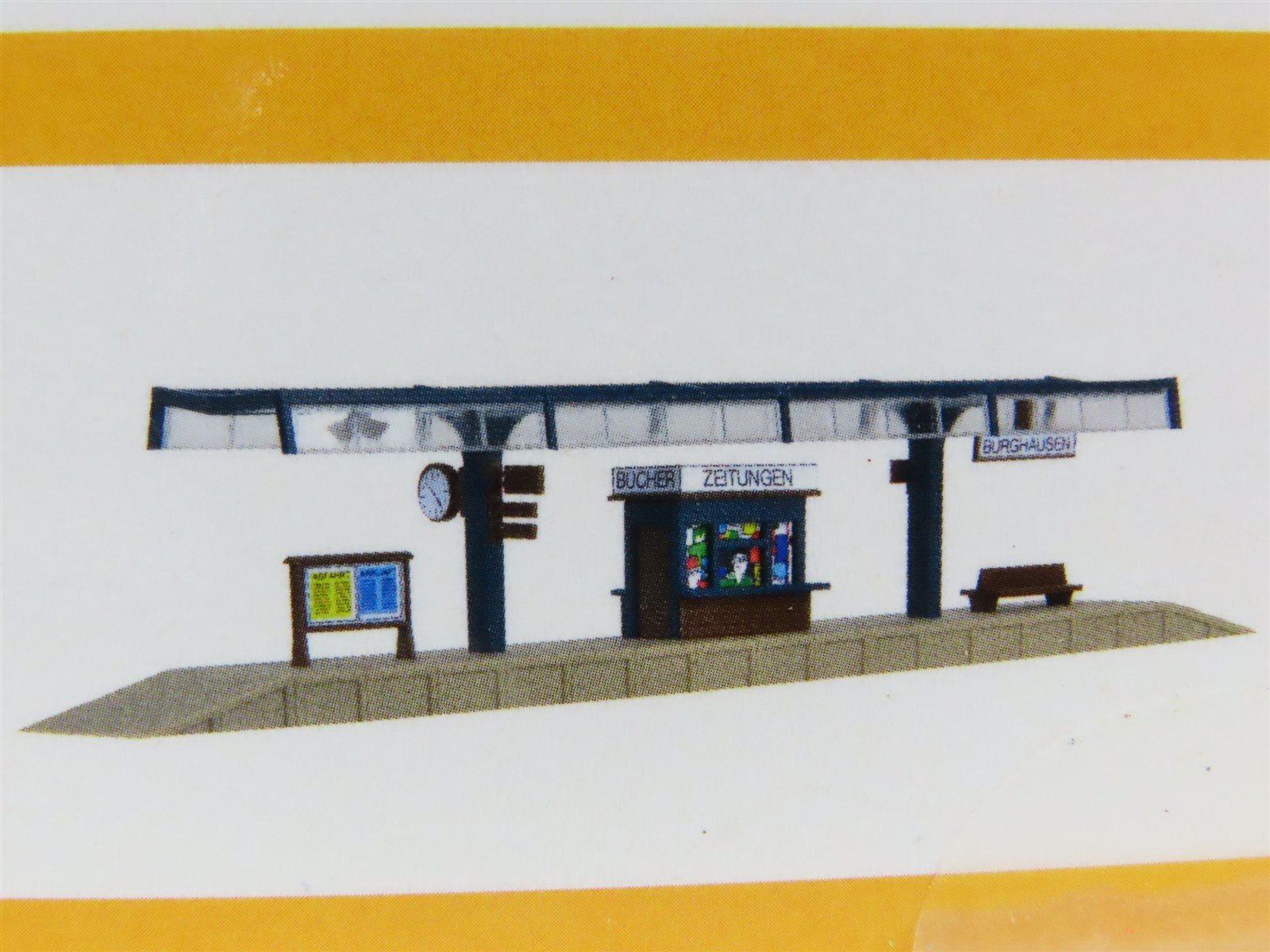N 1/160 Scale Vollmer Kit 47537 Train Platform - Sealed