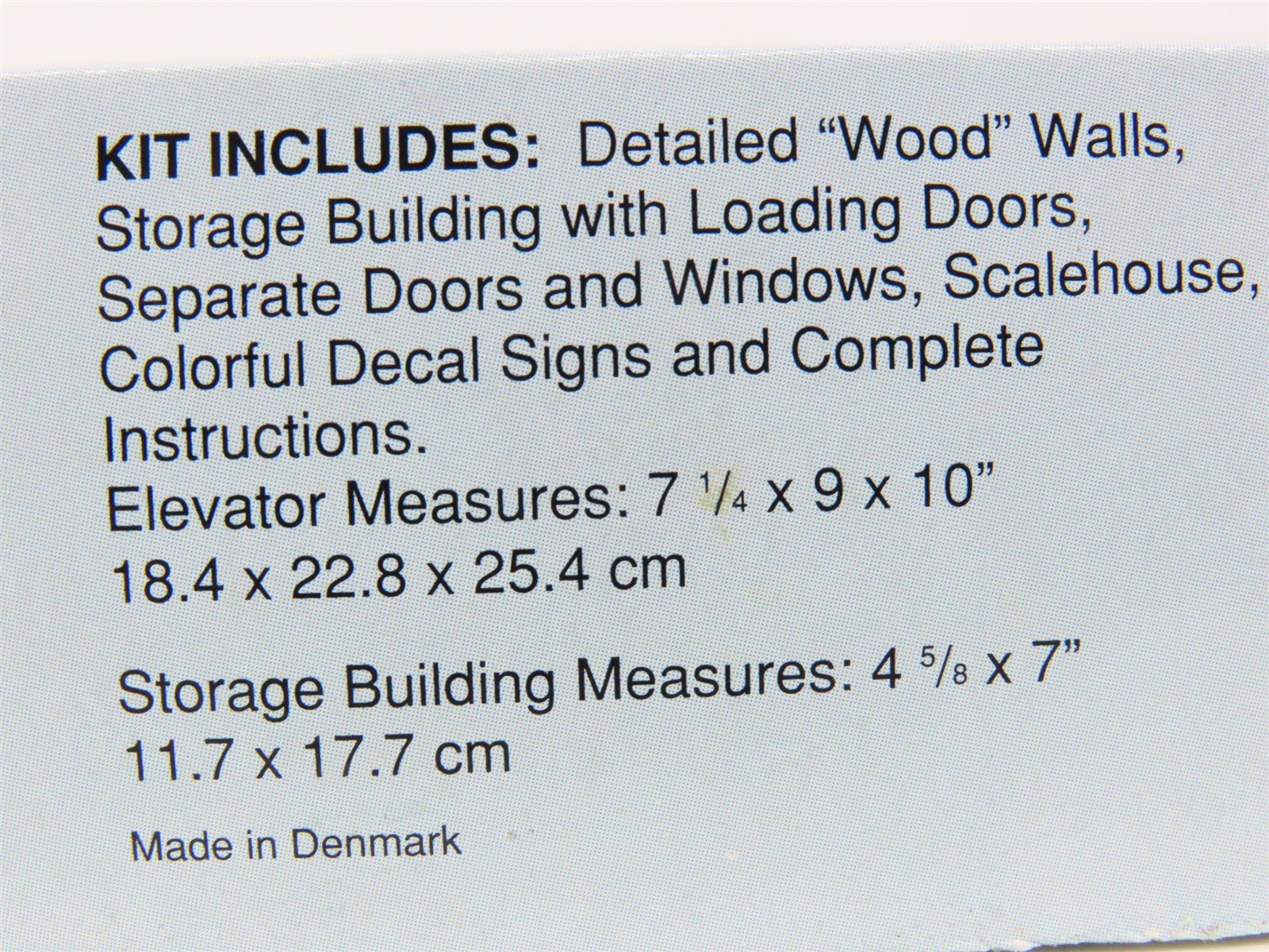 HO 1/87 Walthers Cornerstone Kit 933-3036 Farmers Cooperative Grain Elevator