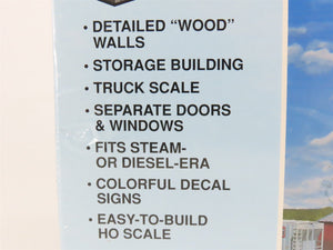 HO 1/87 Walthers Cornerstone Kit 933-3036 Farmers Cooperative Grain Elevator