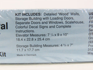 HO 1/87 Walthers Cornerstone Kit 933-3036 Farmers Cooperative Grain Elevator