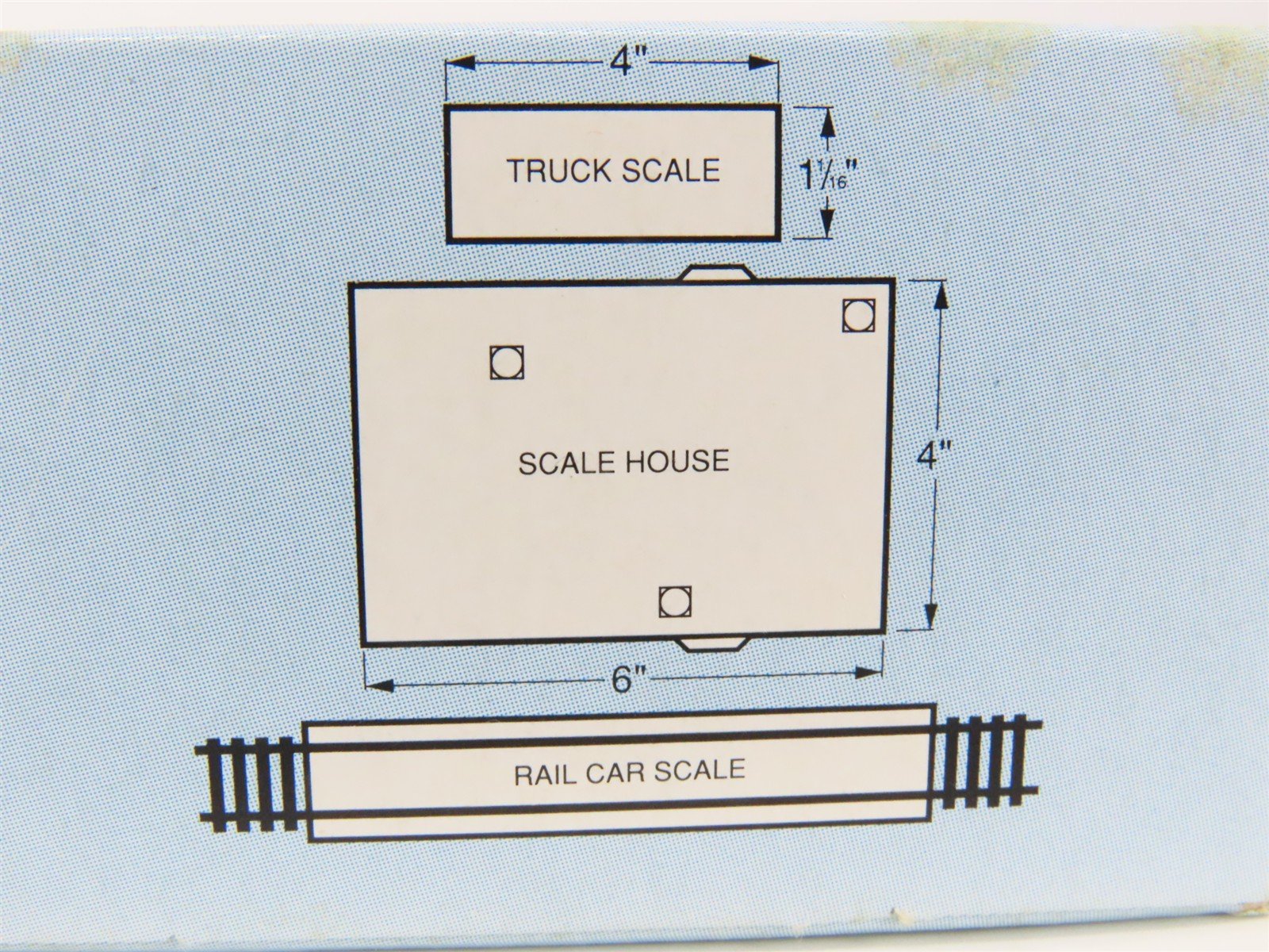 HO 1/87 Scale Walthers Cornerstone Kit 933-3027 ADM Scale House