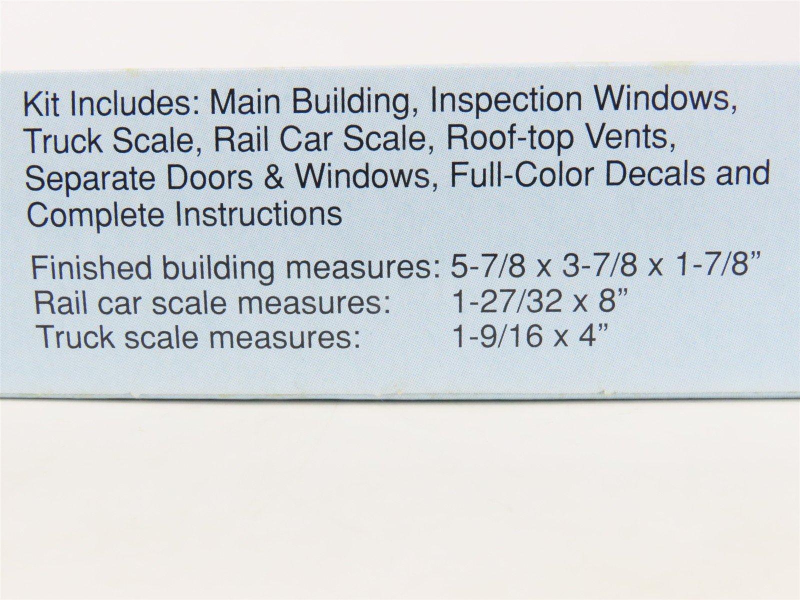 HO 1/87 Scale Walthers Cornerstone Kit 933-3027 ADM Scale House