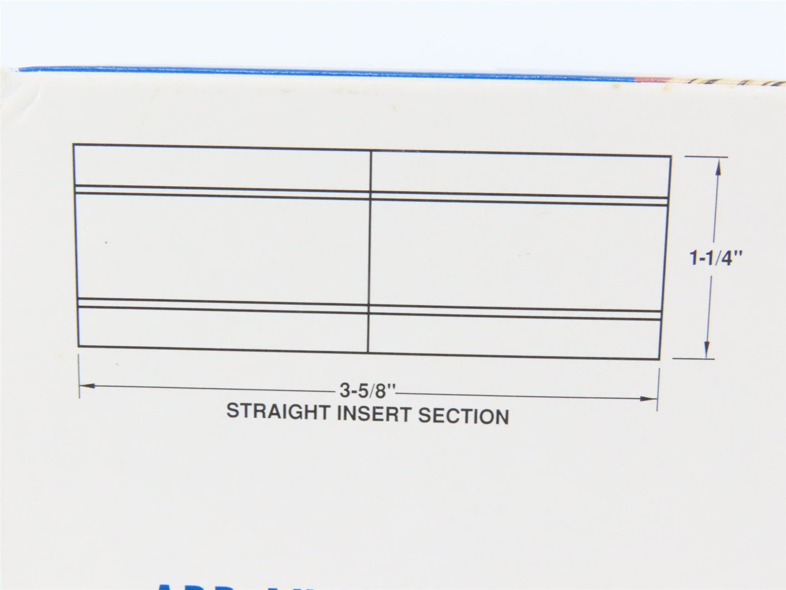 HO 1/87 Scale Walthers Cornerstone Kit 933-3140 Street Track Inserts