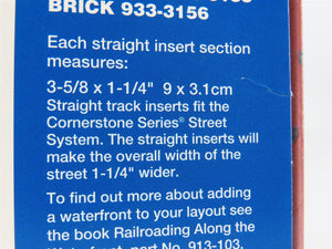 HO 1/87 Scale Walthers Cornerstone Kit 933-3140 Street Track Inserts