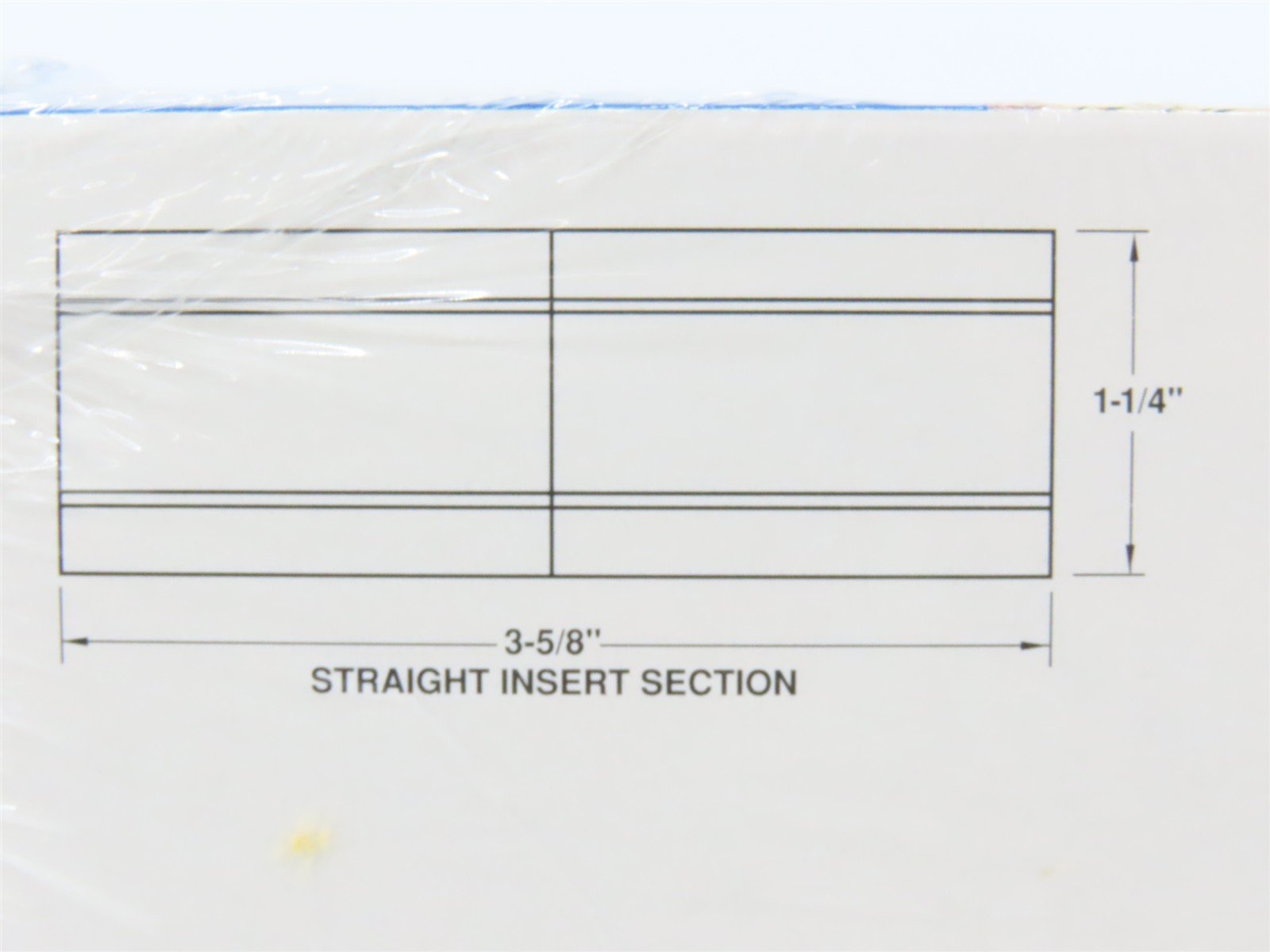 HO 1/87 Scale Walthers Cornerstone Kit 933-3140 Street Track Inserts - Sealed