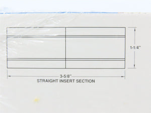 HO 1/87 Scale Walthers Cornerstone Kit 933-3140 Street Track Inserts - Sealed