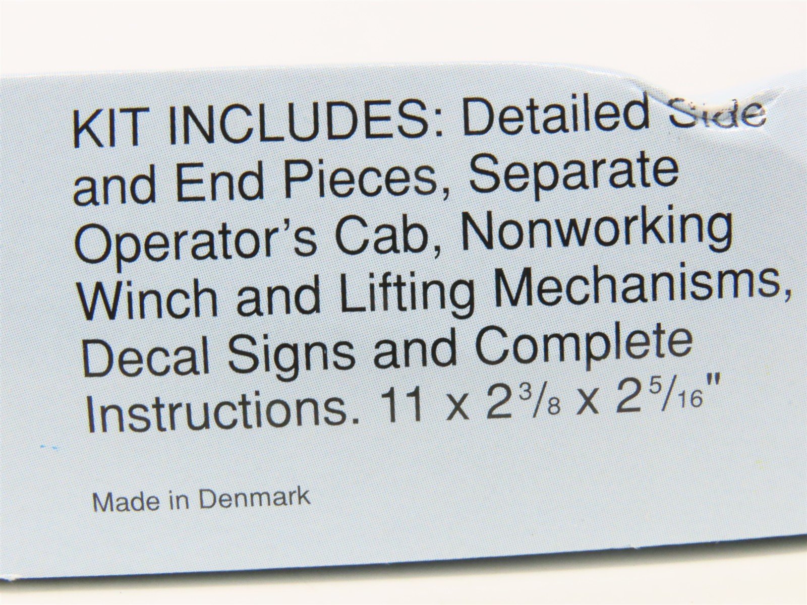 HO 1/87 Scale Walthers Cornerstone Kit 933-3150 Heavy Duty Crane