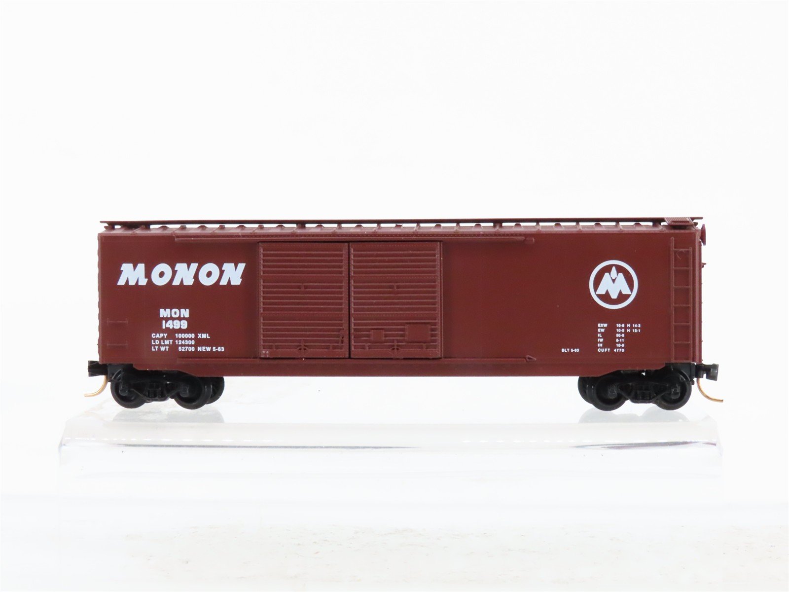 N Scale Micro-Trains 34120 MON Monon Box Car 1499 RTR