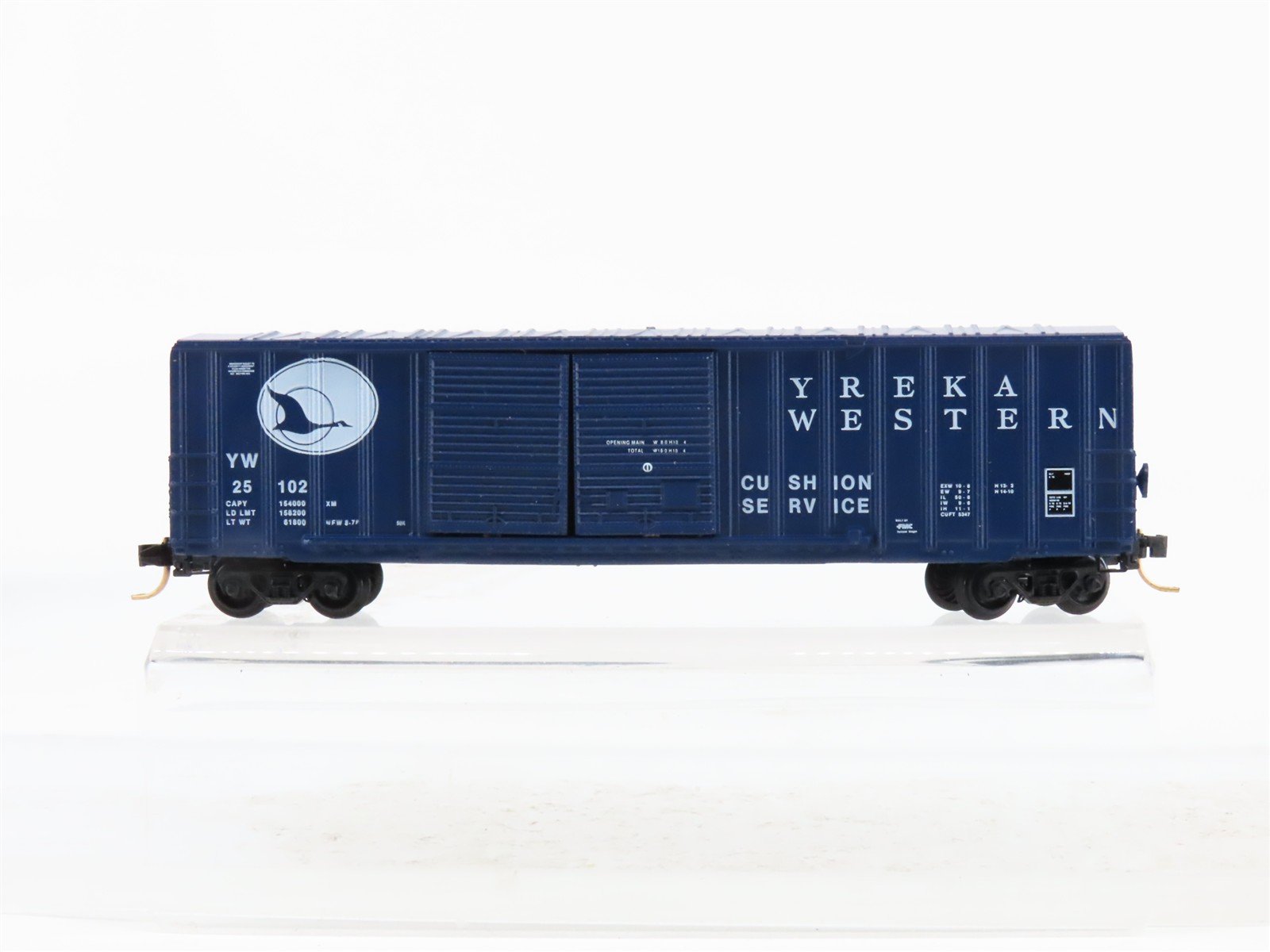 N Scale Micro-Trains YW Yreka Western Box Car 25102 RTR