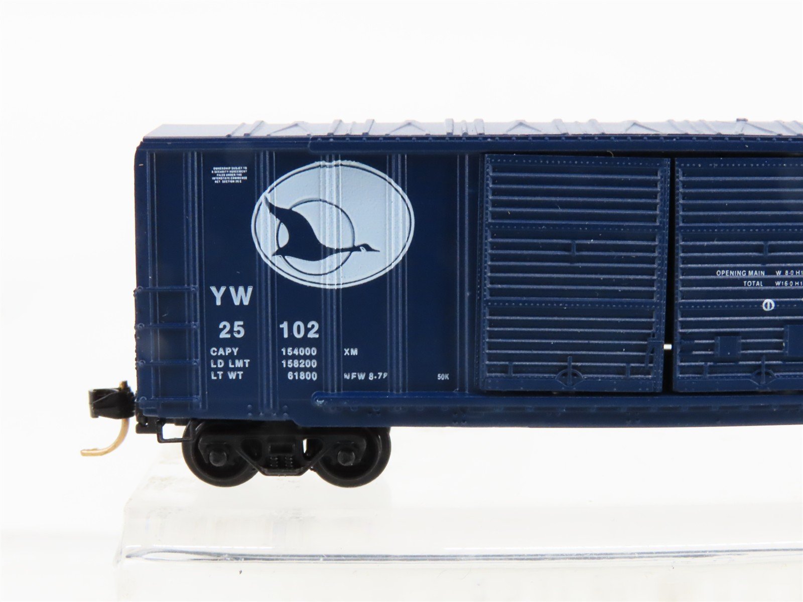 N Scale Micro-Trains YW Yreka Western Box Car 25102 RTR