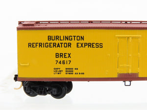 N Scale Micro-Trains 47280 BREX Burlington Refrigerator Express Reefer 74617 RTR