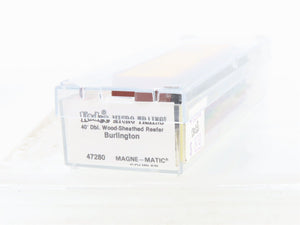 N Scale Micro-Trains 47280 BREX Burlington Refrigerator Express Reefer 74617 RTR