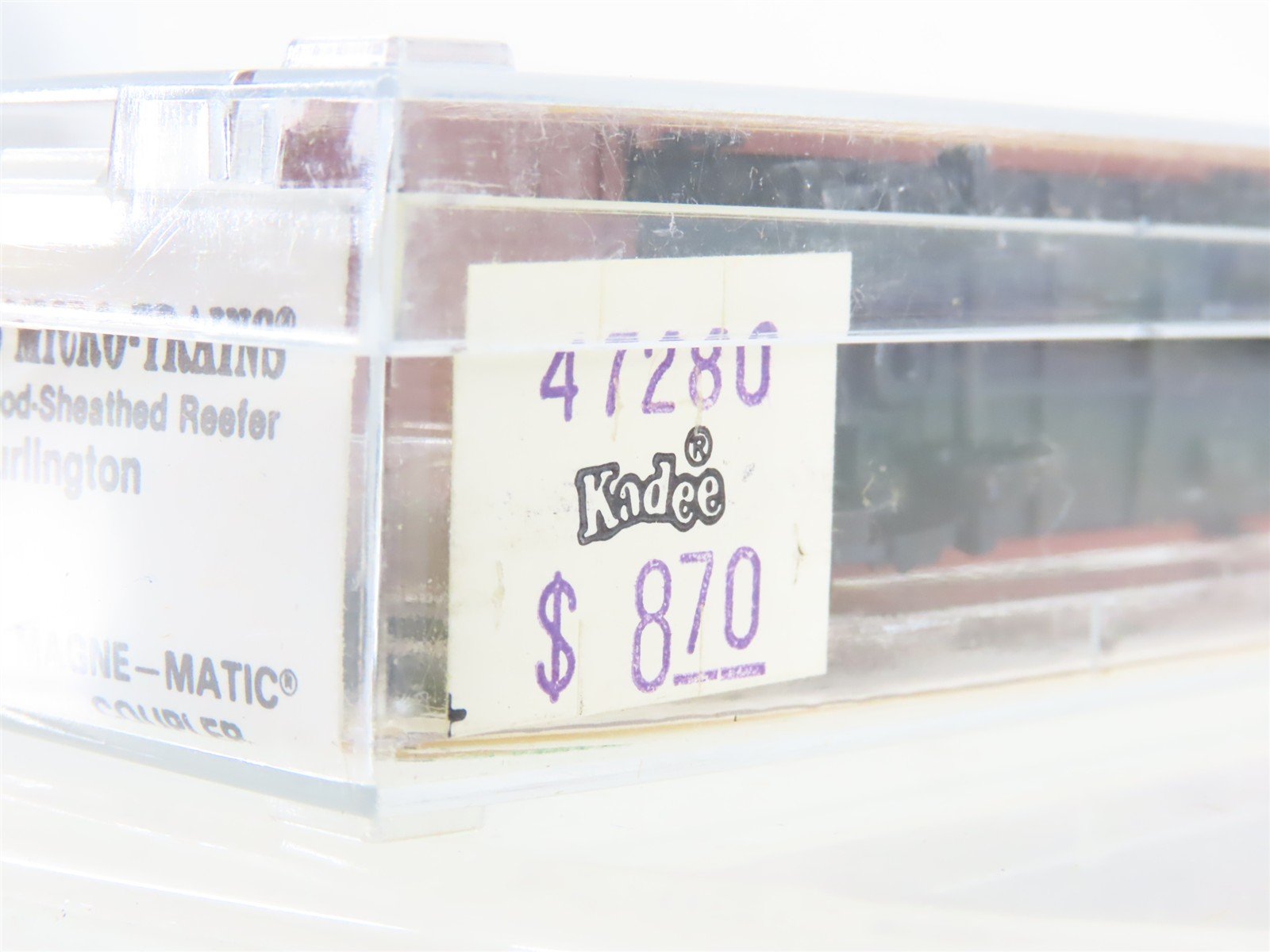 N Scale Micro-Trains 47280 BREX Burlington Refrigerator Express Reefer 74617 RTR