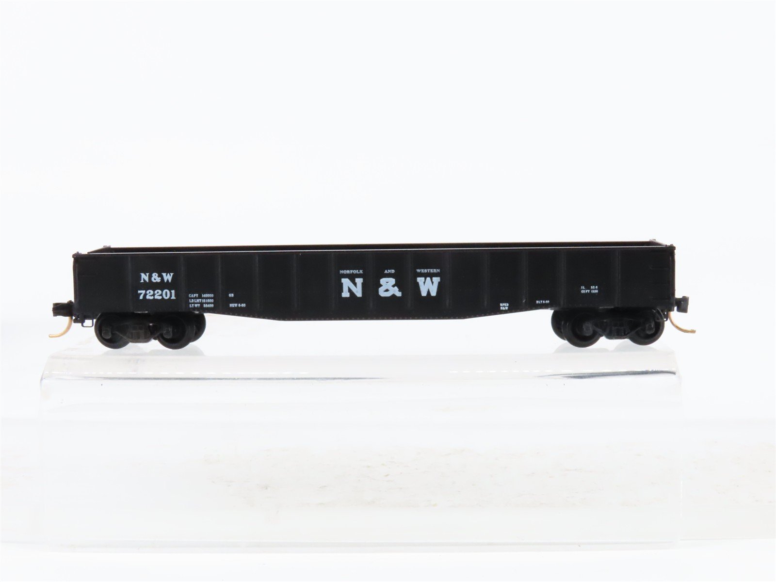 N Scale Micro-Trains 46190 NW Norfolk & Western Gondola 72201 RTR
