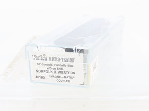 N Scale Micro-Trains 46190 NW Norfolk & Western Gondola 72201 RTR