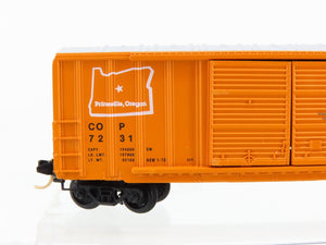 N Scale Micro-Trains 38010 COP City of Prineville Box Car 7231 RTR