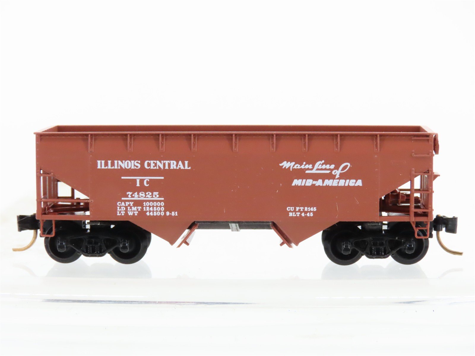 N Scale Micro-Trains 55240 IC Illinois Central Hopper 74825 RTR