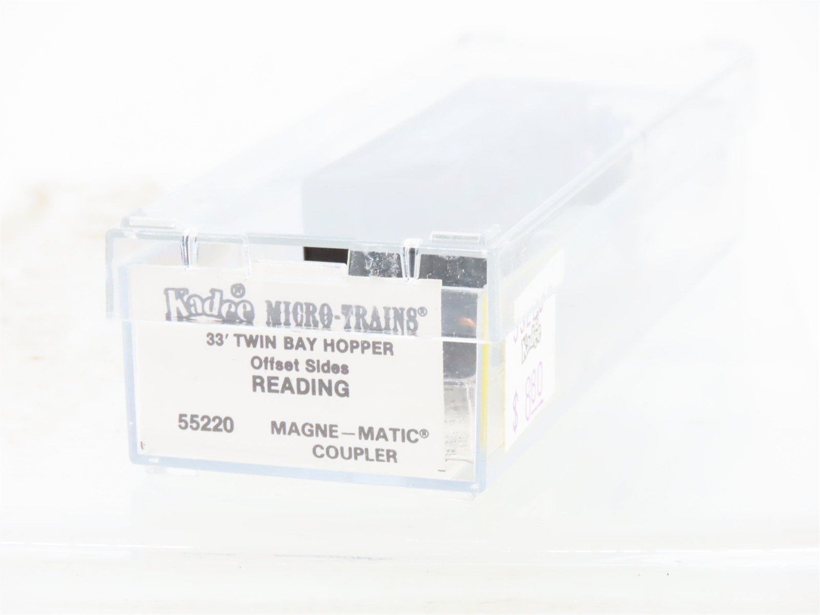N Scale Micro-Trains 55220 RDG Reading Hopper 64395 RTR