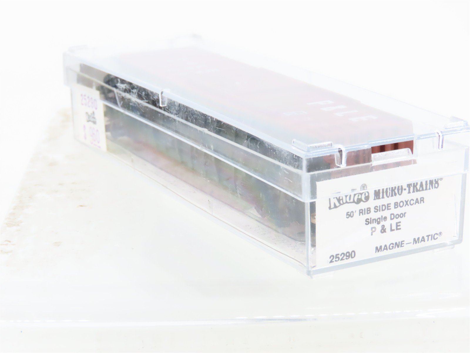N Scale Micro-Trains 25290 P&LE Pittsburgh & Lake Erie Box Car 6189 RTR