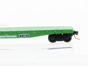 N Scale Micro-Trains 45200 BN Burlington Northern 50' Flat Car 612765 RTR