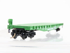 N Scale Micro-Trains 45200 BN Burlington Northern 50' Flat Car 612765 RTR