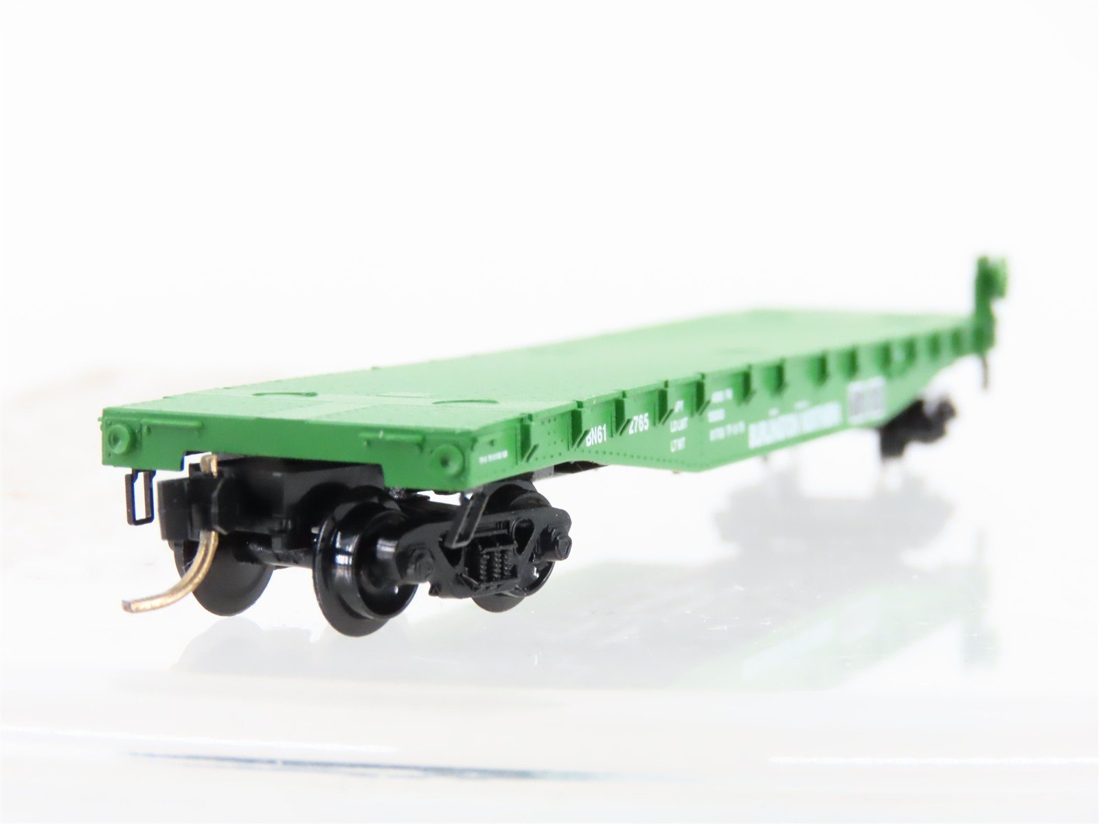 N Scale Micro-Trains 45200 BN Burlington Northern 50' Flat Car 612765 RTR