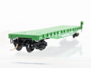 N Scale Micro-Trains 45200 BN Burlington Northern 50' Flat Car 612765 RTR