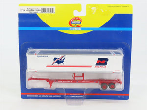 HO Scale Athearn 27706 BN Burlington Northern 48' Container & Trailer Chassis