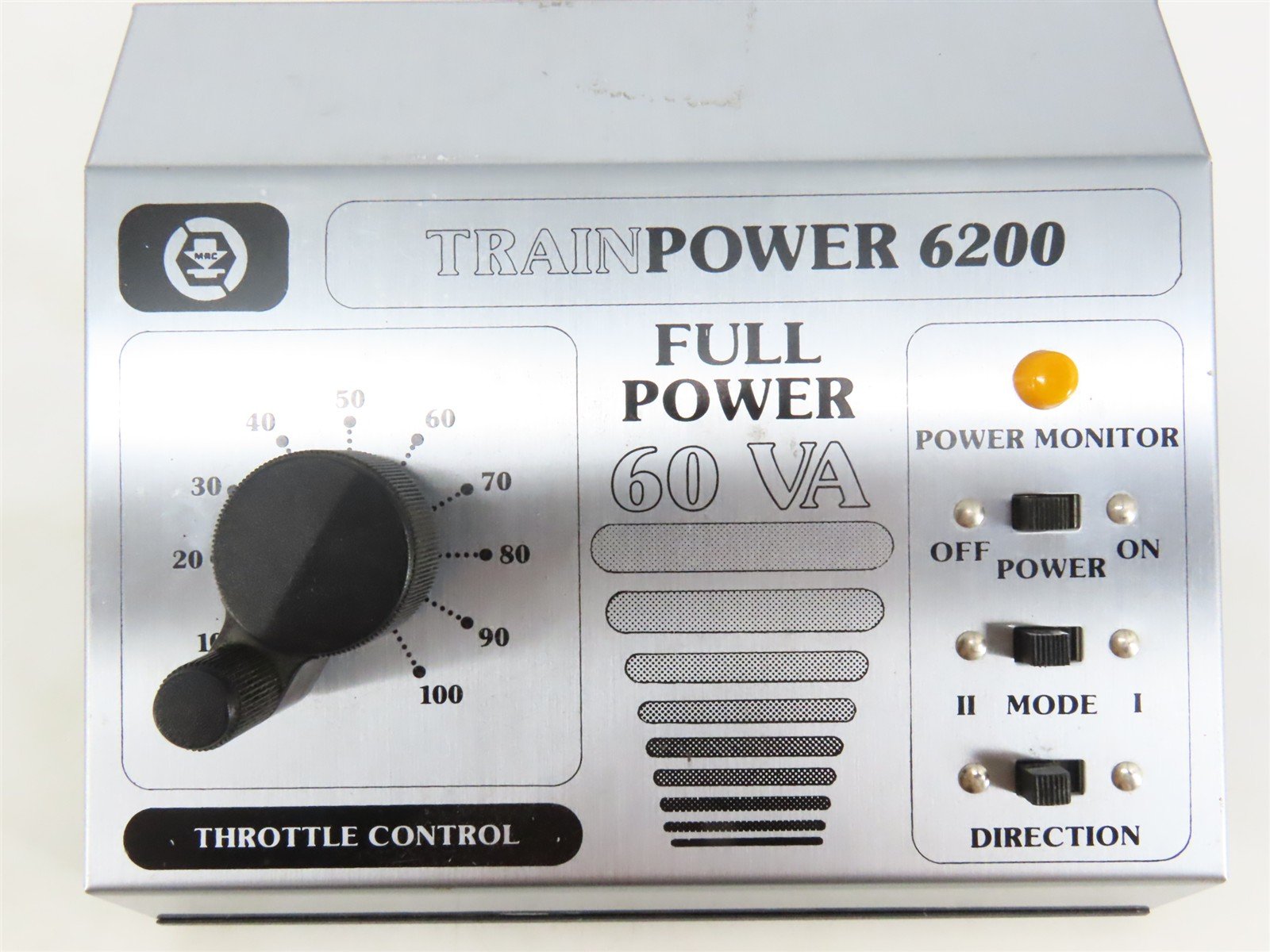 MRC #AA222 TrainPower 6200 18.5V DC Transformer/Controller for HO, O, & G Scale