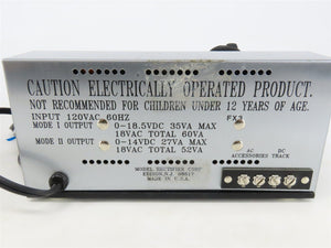 MRC #AA222 TrainPower 6200 18.5V DC Transformer/Controller for HO, O, & G Scale
