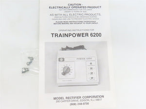 MRC #AA222 TrainPower 6200 18.5V DC Transformer/Controller for HO, O, & G Scale