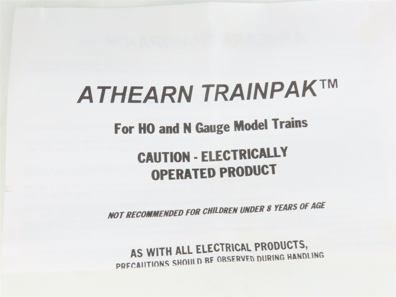 Athearn #SDK-789 Trainpak 16V DC Hobby Transformer/Controller for HO & N Scale