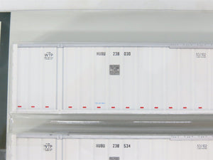 LOT of 2 HO Scale KATO BNSF & SWIFT 53' Intermodal Container 2-Packs