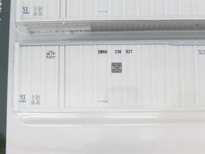 LOT of 2 HO Scale KATO BNSF & SWIFT 53' Intermodal Container 2-Packs