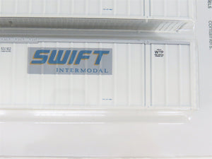 LOT of 2 HO Scale KATO BNSF & SWIFT 53' Intermodal Container 2-Packs