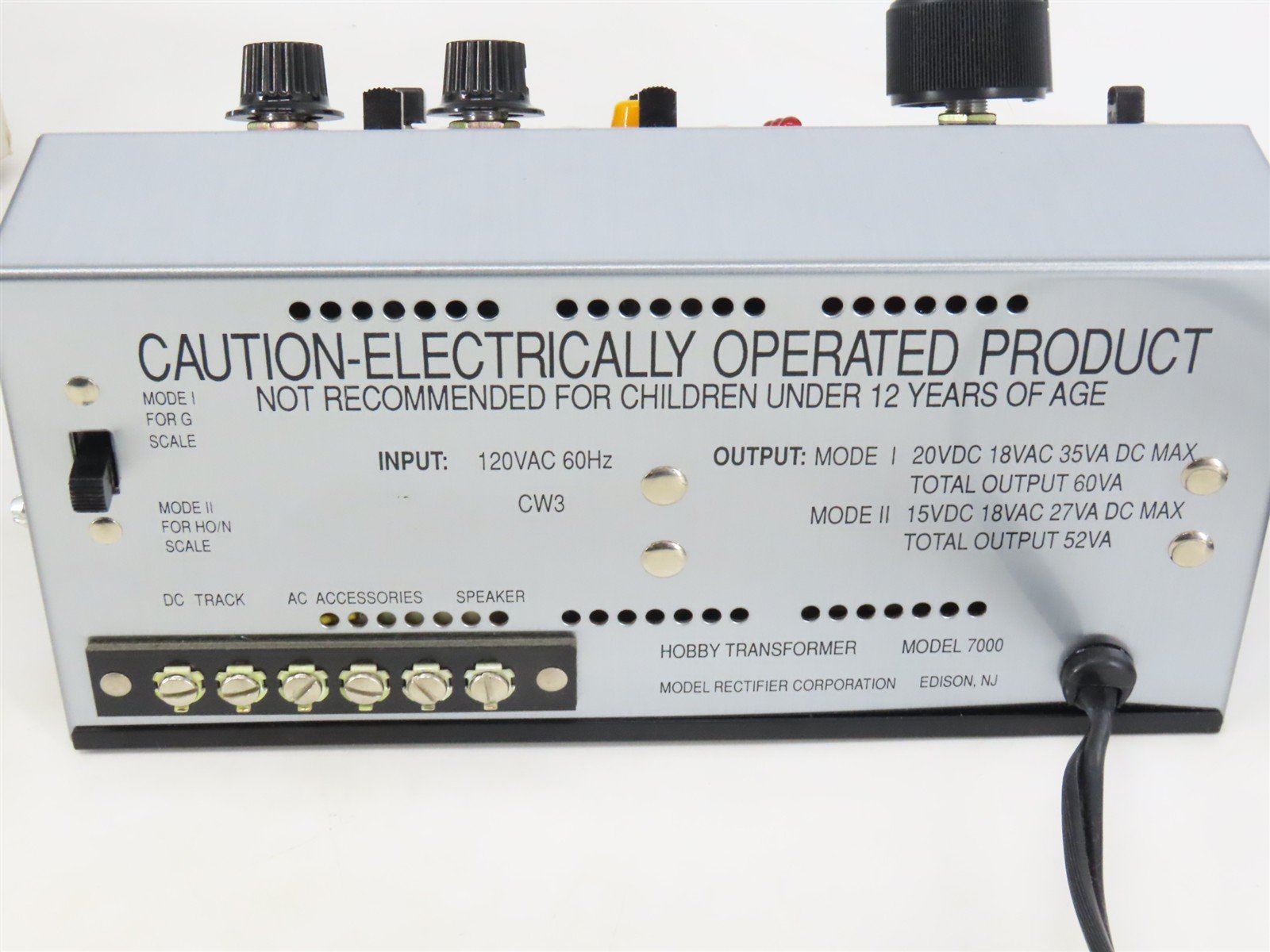 MRC #AA333 Sound & Power 7000 DC Transformer/Controller w/ Speaker