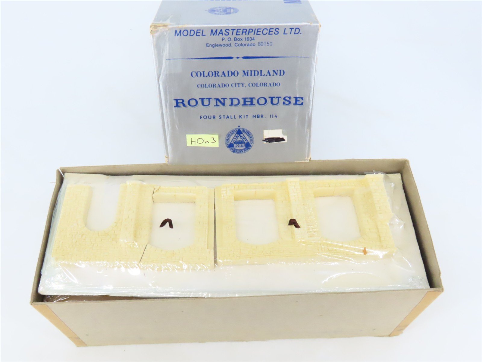 HOn3 Scale Model Masterpieces Kit #114 Colorado Midland Four Stall Roundhouse