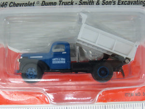 LOT of 3 HO Scale CMW Mini Metals 1940s/50s Dump Truck, Pickup, & PRR IH R-190