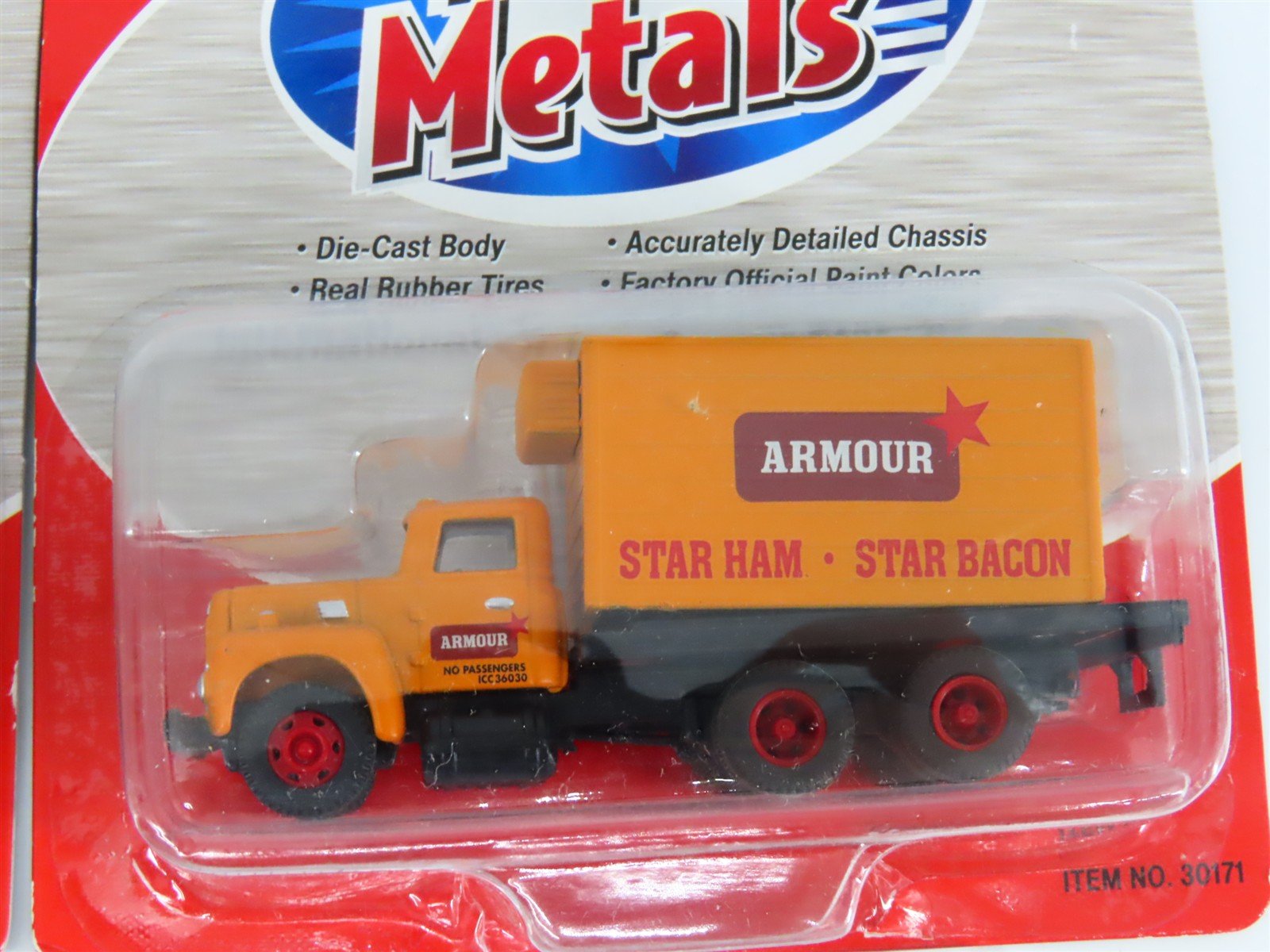 LOT of 3 HO Scale CMW Mini Metals Armour, Bird's Eye, & Nabisco Delivery Trucks
