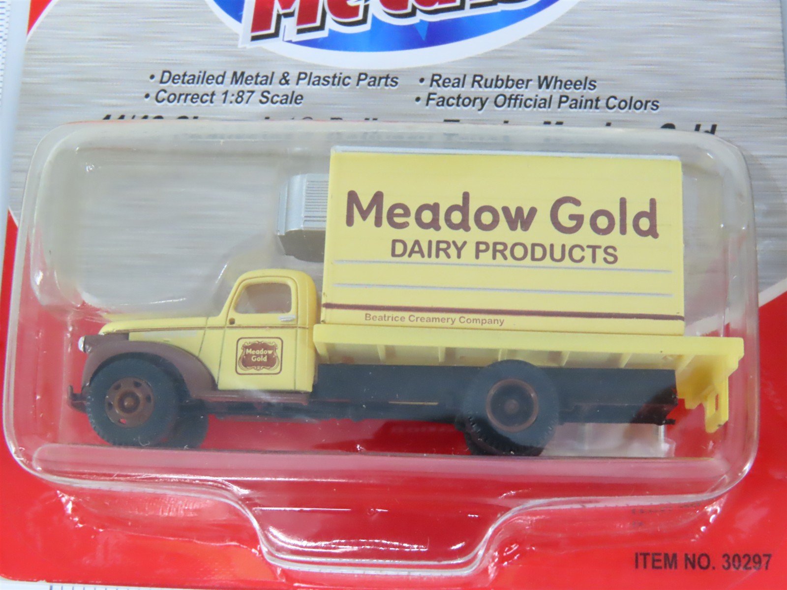 LOT of 3 HO CMW Mini Metals Meadow Gold, Woolworth's, & Nabisco Delivery Trucks