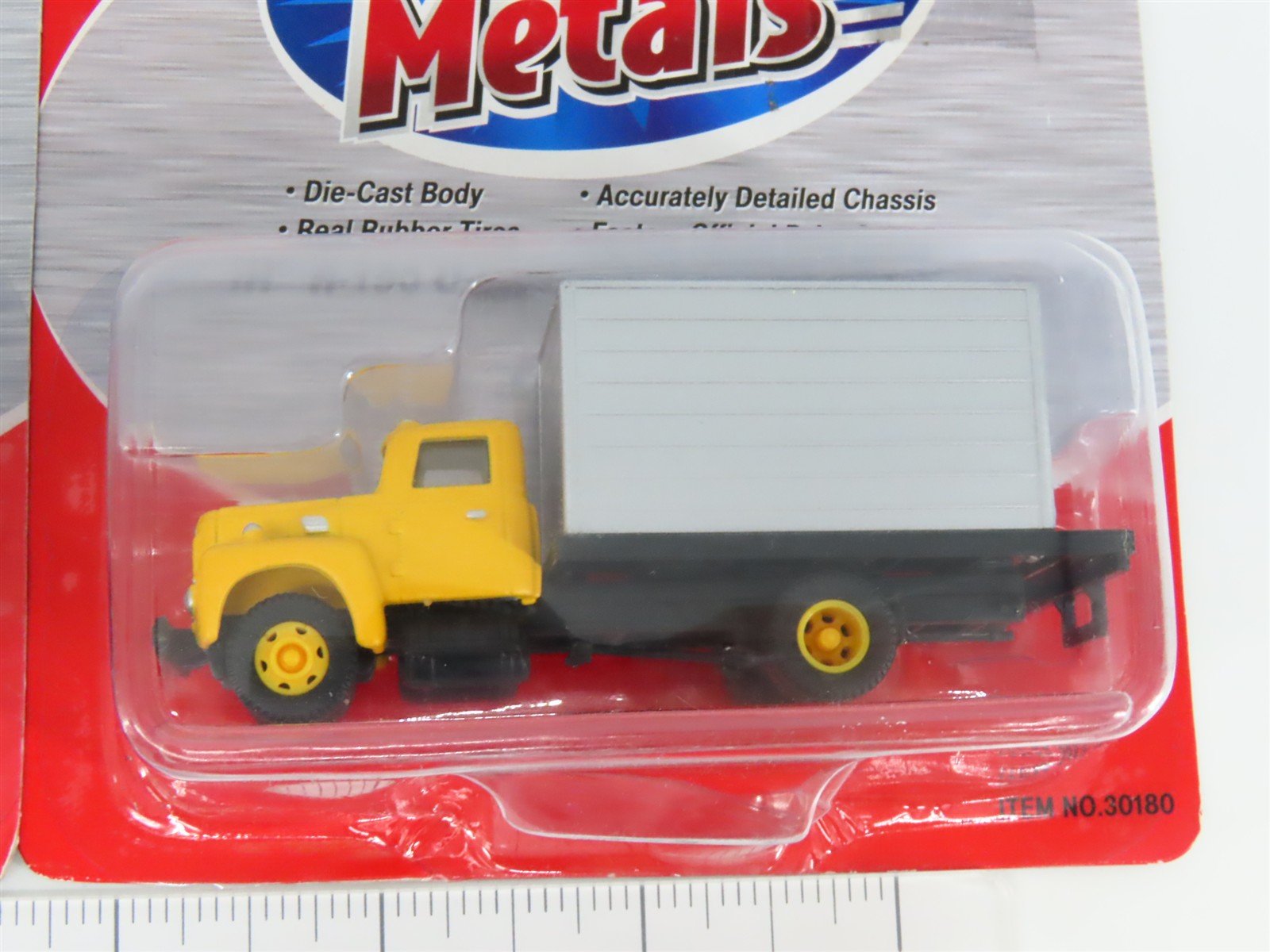 LOT of 3 HO Scale CMW Mini Metals IH R-190 Flatbed, Refrigerator & Van Trucks
